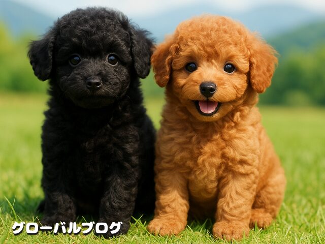 ブラック・レッド子犬