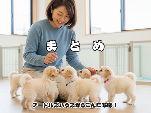 ブリーダーの仕事内容を簡単に知りたい？安心して犬を迎えるための基礎知識を解説！【まとめ】