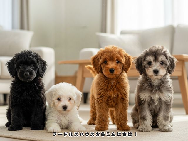 トイプードルで飼いやすい色は？