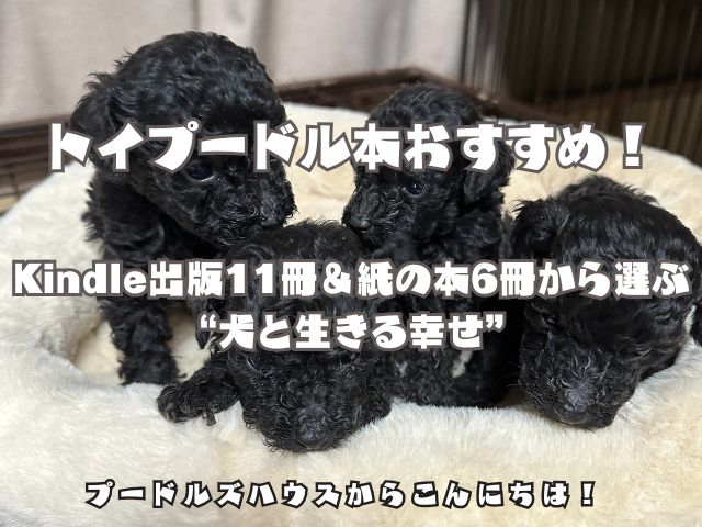 トイプードル本おすすめ！Kindle出版11冊＆紙の本6冊から選ぶ“犬と生きる幸せ”
